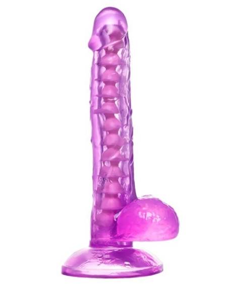 Censan Kıkırdaklı Jel Dildo Celiam, TPE, mor, 20,5 cm