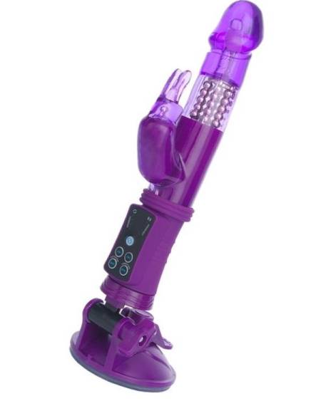 Censan Klitoral Uyarıcı Vibratör TPR Mor 22 cm