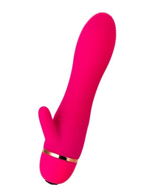 Censan Klitoral Uyarıcılı 20 Modlu Vibratör Silikon Pembe 15 cm