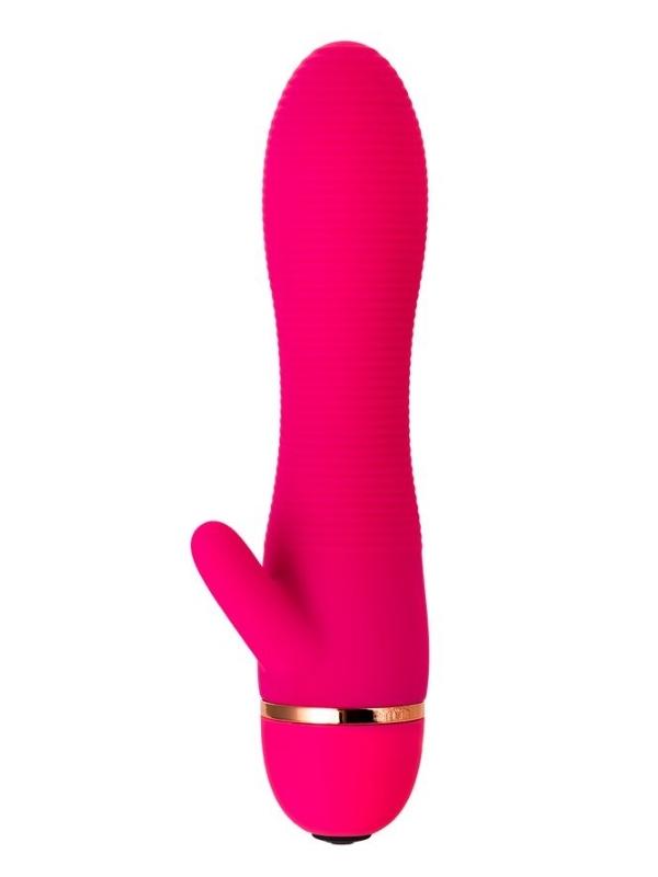 Censan Klitoral Uyarıcılı 20 Modlu Vibratör Silikon Pembe 15 cm - Görsel 2