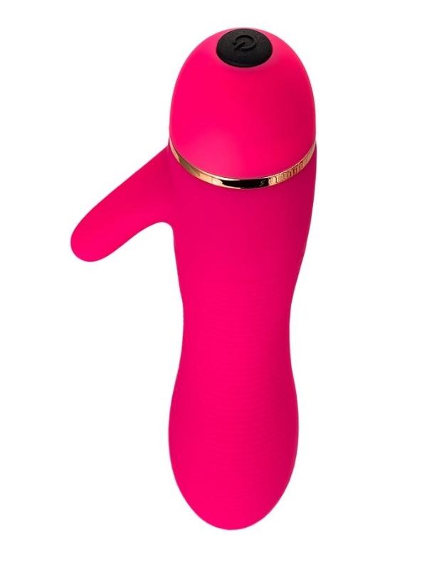 Censan Klitoral Uyarıcılı 20 Modlu Vibratör Silikon Pembe 15 cm - Görsel 3