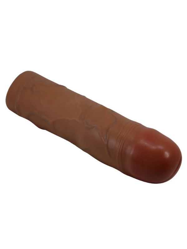 Censan Kylian Gerçek Hissiyatlı Uzatıcı Penis Kılıfı Brown - Görsel 4