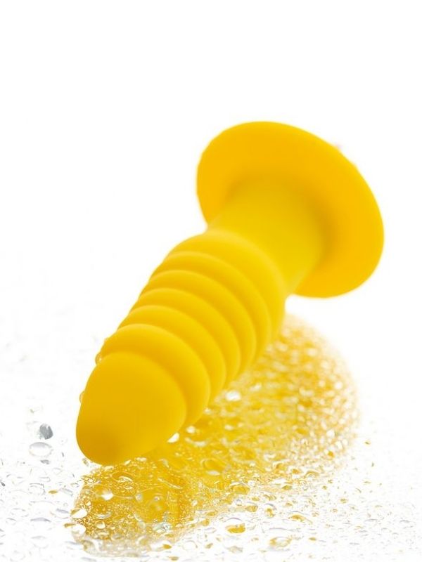 Censan Lancy Anal Plug Sarı,11 cm - Görsel 5