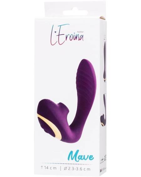 Censan L'EROİNA Mave Vakumlu Vibratör mor