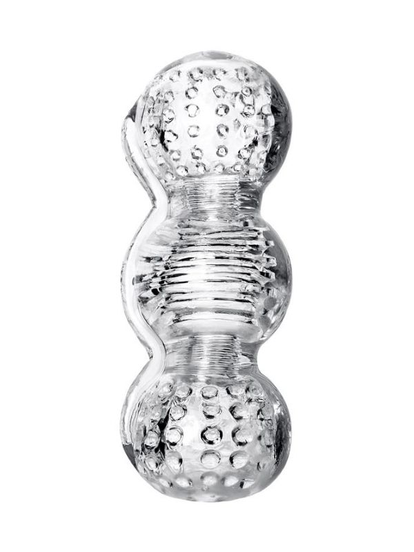 Censan Lingam Masturbator Rashmi, TPE, Şeffaf, 15,5 cm - Görsel 2