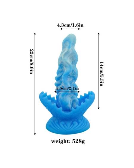 Censan Mavi Canavar Dildo Model 4