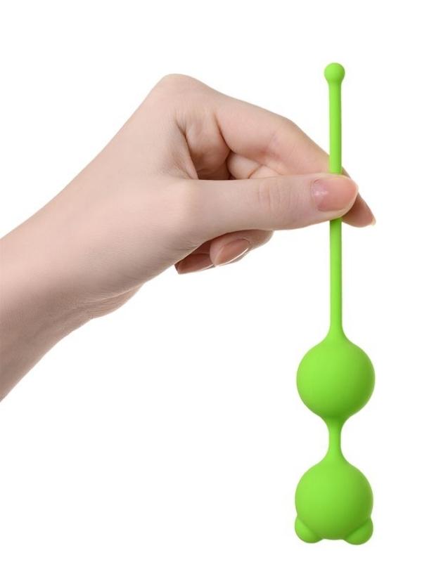 Censan Meeko Vajinal Kegel Egzersiz Topları Yeşil 16,4 cm - Görsel 3