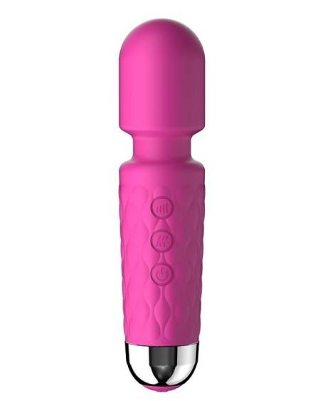 Censan Mini Wand Massager Şarjlı Vibratör - Pembe