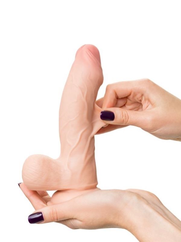 Censan My Babe Kıkırdaklı Deri Katmanlı My Treasure  18,5 cm Dildo - Görsel 5