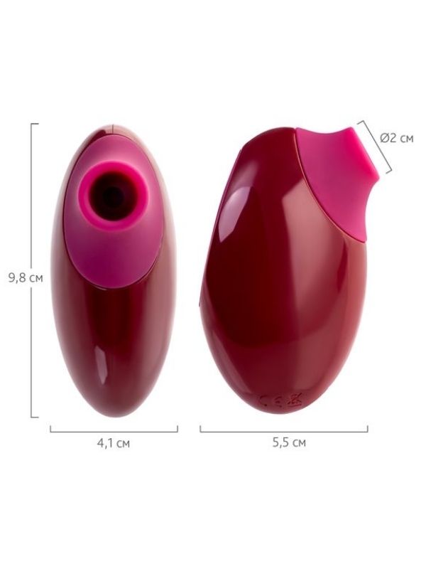 CENSAN Myrty Vakum Mastürbatör Bordo 9,8 cm - Görsel 2