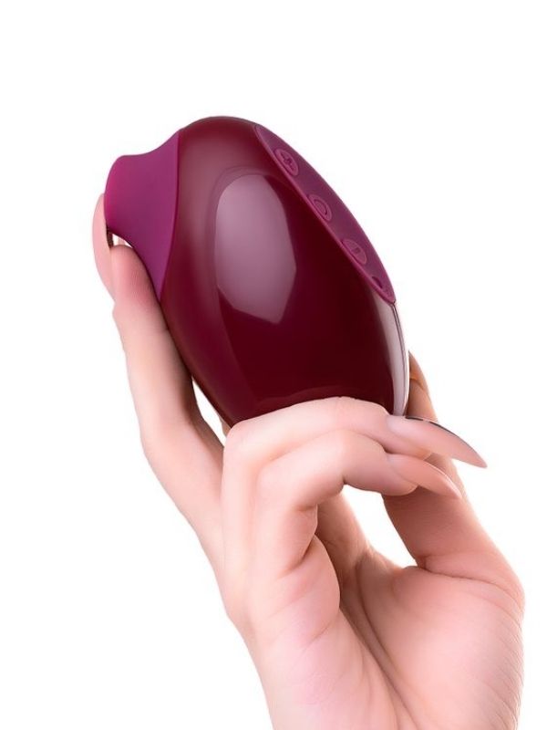 CENSAN Myrty Vakum Mastürbatör Bordo 9,8 cm - Görsel 5