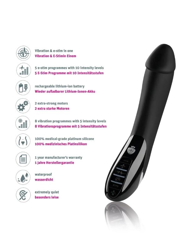 Censan Mystim Tickling Truman Elektrikli Vibratör 27cm - Görsel 5