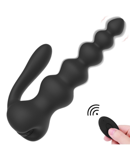 Censan Neue 10 Fonksiyonlu Titreşimli Anal Boncuklu Plug – Kablosuz Kumandalı