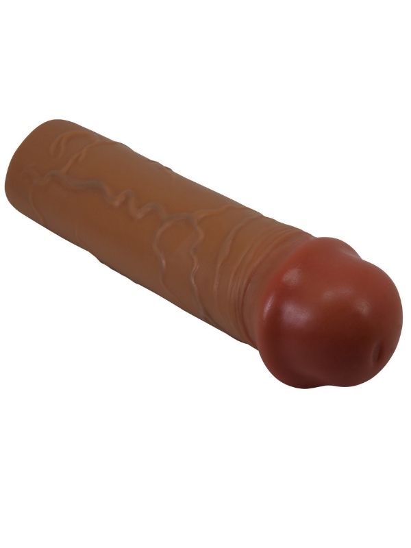 Censan Nile Gerçek Hissiyatlı Uzatıcı Penis Kılıfı Brown - Görsel 5