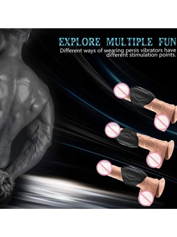 Censan Penis Massager Super Shock Glans Exerciser Titreşimli Mastürbatör - Görsel 4