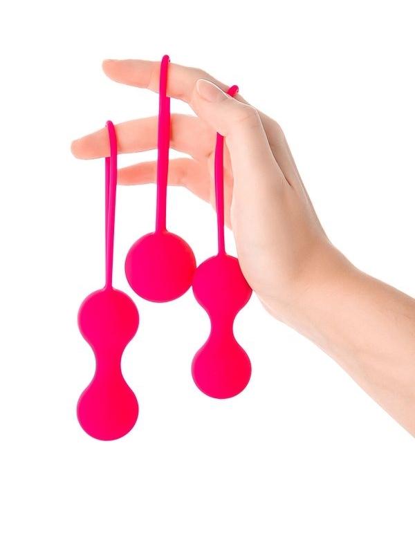 Censan Redvil Kegel Vajinal Top Seti Pembe 16,5 cm - Görsel 3