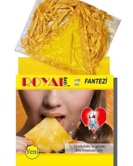 Censan Royal Yenilebilir Tanga Sütyen Ananas Aromalı