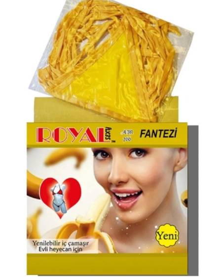 Censan Royal Yenilebilir Tanga Sütyen Muz Aromalı
