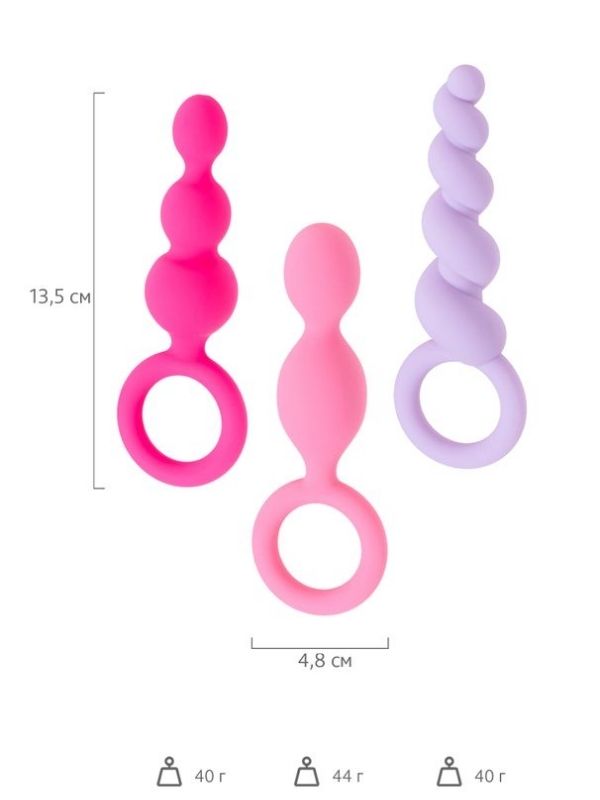 Censan Satisfyer Booty Call (set of 3) Anal Plug Seti - Görsel 5