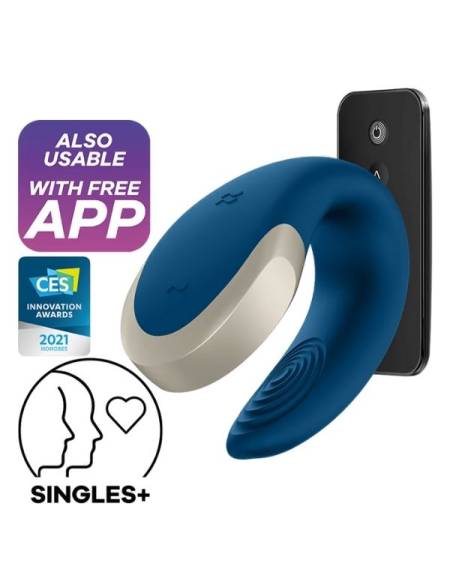 Censan Satisfyer Double Love Telefon Kontrollü ve Uzaktan Kumandalı Giyilebilir Vibratör