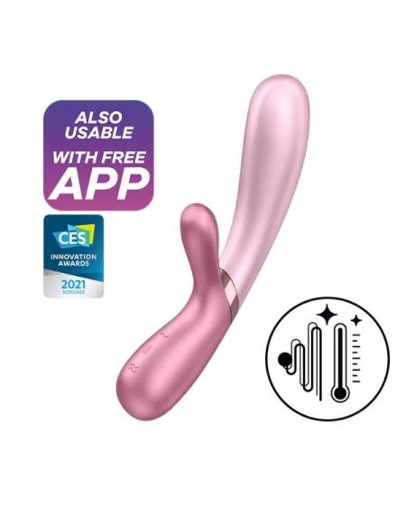 Censan Satisfyer Hot Lover Pink Telefon Kontrollü ve Isıtma Özellikli Vibratör