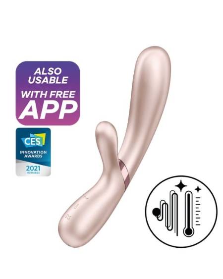 Censan Satisfyer Hot Lover Silver Telefon Kontrollü ve Isıtma Özellikli Vibratör