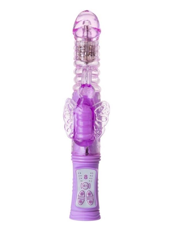 Censan Serk High-Tech İleri Geri Haraketli Klitoral Uyarıcı Vibratör mor, 24,5 cm - Görsel 3