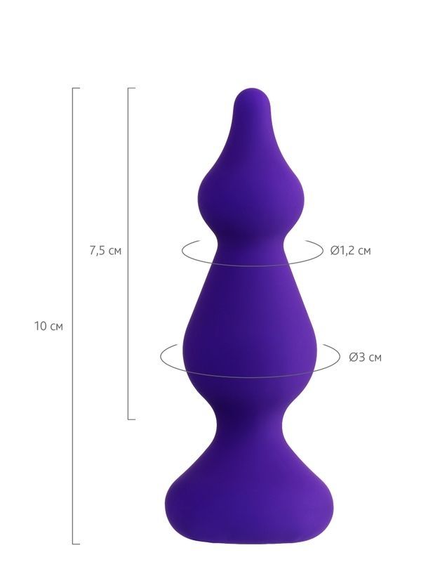 Censan Sholt Anal Plug mor 10 cm - Görsel 5