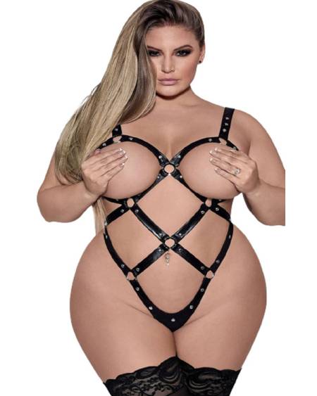 Censan Siyah Büyük Beden Seksi Fantezi Çılgın Sıcak
