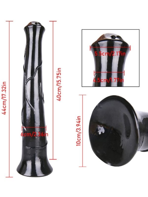 Censan Siyah Renkli 44 cm At Dildo Model No:1062 - Görsel 4