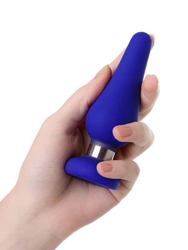 Censan Slassic Anal Plug Boyut M Mavi 11,5 cm 3,7 cm - Görsel 5