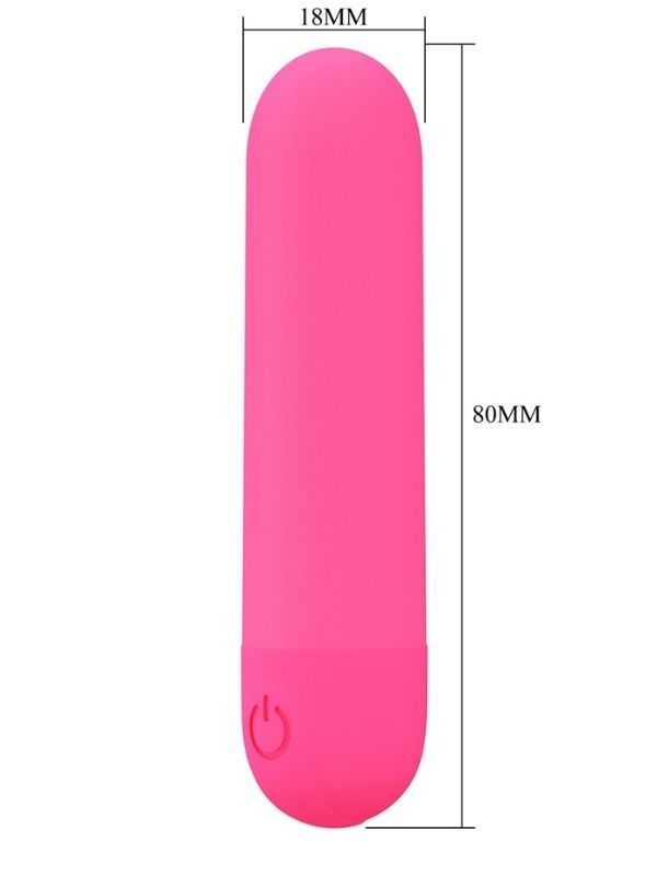 Censan Stefan Mini Massager Bullet Vibratör Kırmızı - Görsel 2