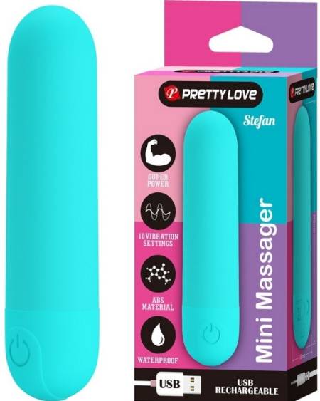 Censan Stefan Mini Massager Bullet Vibratör Mavi