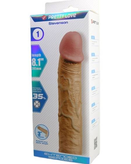 Censan Stevenson Gerçek Hissiyatlı Uzatıcı Penis Kılıfı