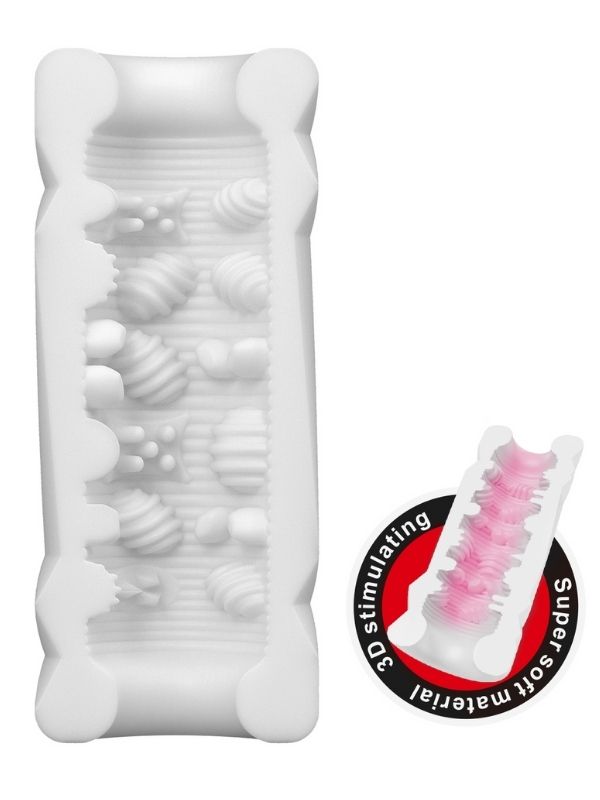 Censan Super Soft Material 3d Stimulating Kiko Kola Kutusu Şeklinde Mastürbatör - Görsel 3