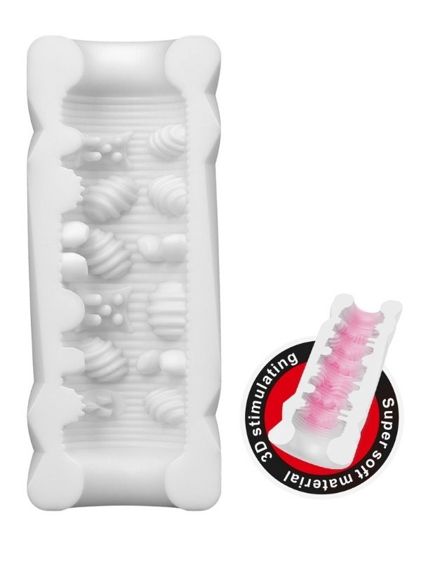 Censan Super Soft Material 3d Stimulating Kola Kutusu Şeklinde Mastürbatör - Görsel 3