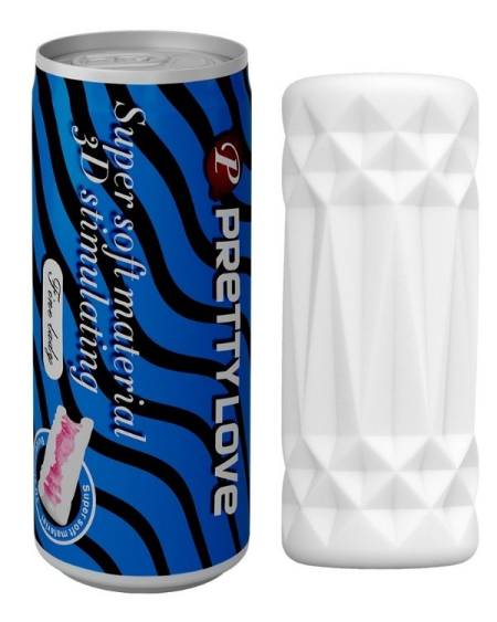 Censan Super Soft Material 3d Stimulating Kola Kutusu Şeklinde Mastürbatör Mavi