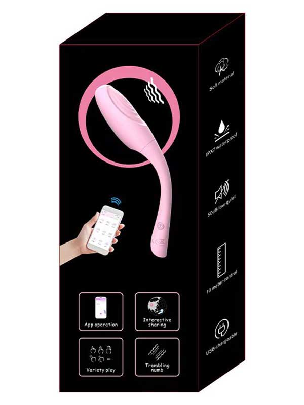 Censan Telefon Kontrollü Şarjlı Vibratör Açık Pembe - Görsel 3