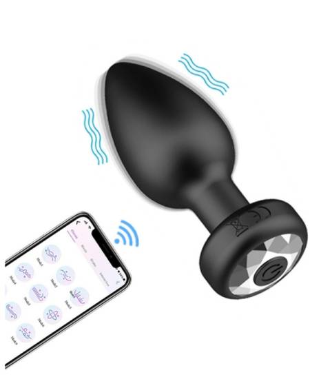 Censan Telefon Kontrollü Titreşimli Anal plug 1