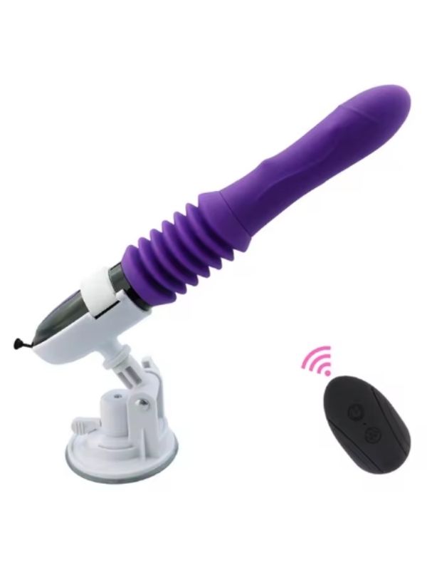 Censan Telescopic Uzaktan Kumandalı Seks Makinesi Vibratörü