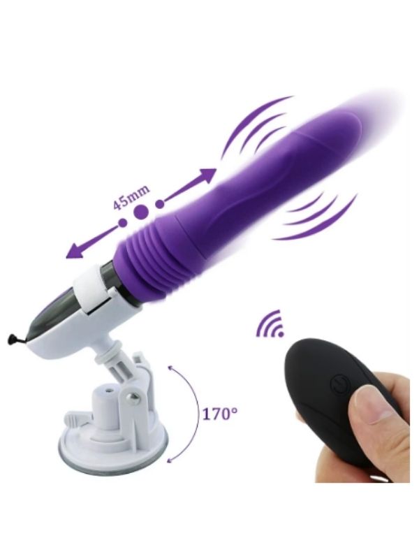 Censan Telescopic Uzaktan Kumandalı Seks Makinesi Vibratörü - Görsel 3