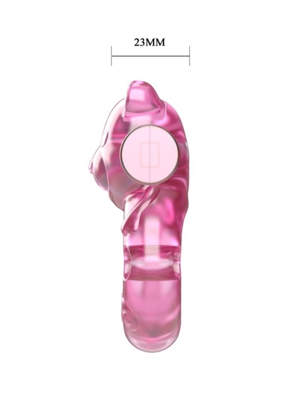 Censan Titreşimli Penis Halkası Sweet Bear - Görsel 4