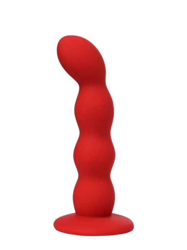 Censan ToDo Favorite Anal Plug Silikon Kırmızı 13 cm  2,8 cm - Görsel 2