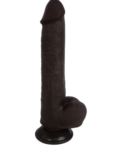 Censan Ultra Gerçekçi 24 Cm Brown Melez Kıkırdaklı Dildo