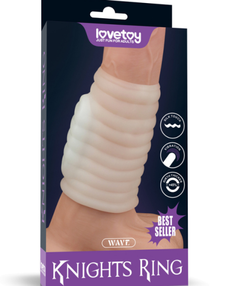 Censan Vibrating Wave Knights Ring (Beyaz)