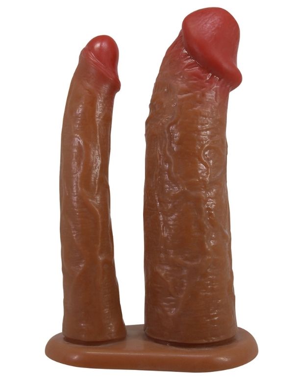 Censan Yairon Gerçek Hissiyatlı Uzatıcı Çift Penisli Penis Kılıfı - Görsel 4
