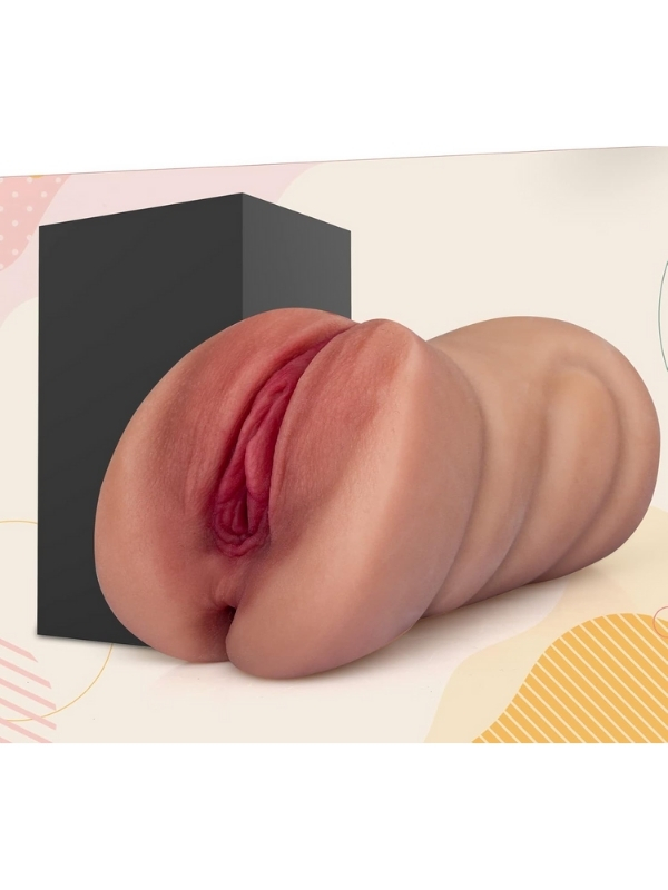 Censan Yeni Nesil Gerçekçi Çift Girişli Anal Vajinal Melez Mastürbatör - Görsel 4