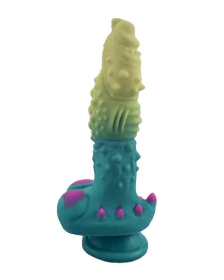Censan Yeşil Mavi Canavar Dildo Model 2