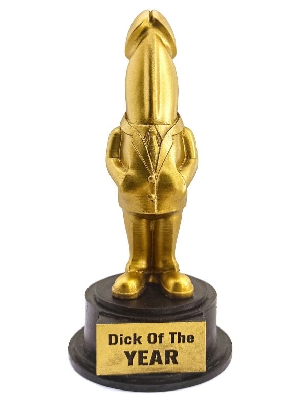 Dick Of The Year – Esprili Masaüstü Ödül Heykeli Model 2 - Görsel 2
