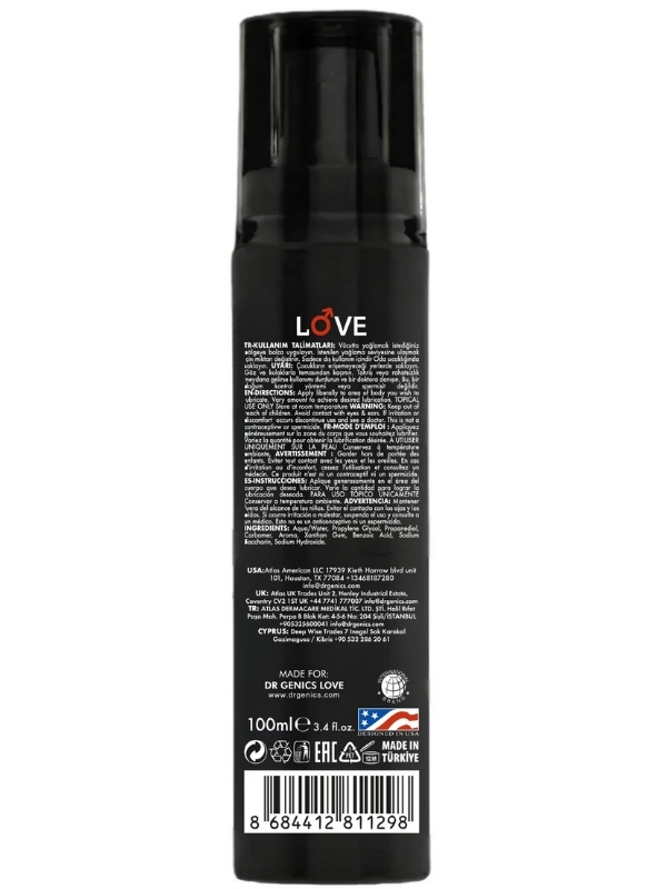 Dr Genics Lubrican Gel (Kayganlaştırıcı Jel) Çilek 100mg - Görsel 2